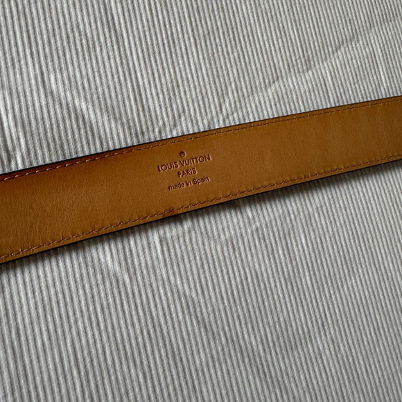 Louis Vuitton Vernis vintage belt~ hunter green - Picture 4 of 5